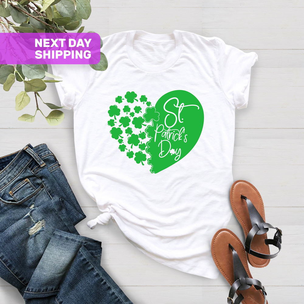 Happy Lucky St Patrick's Day Shirt, Irish Day Shirt, Happy St Patrick's Day Gift, Holiday Shirt, Shamrock Shirt, St Patrick's Day Gift - 1.jpg