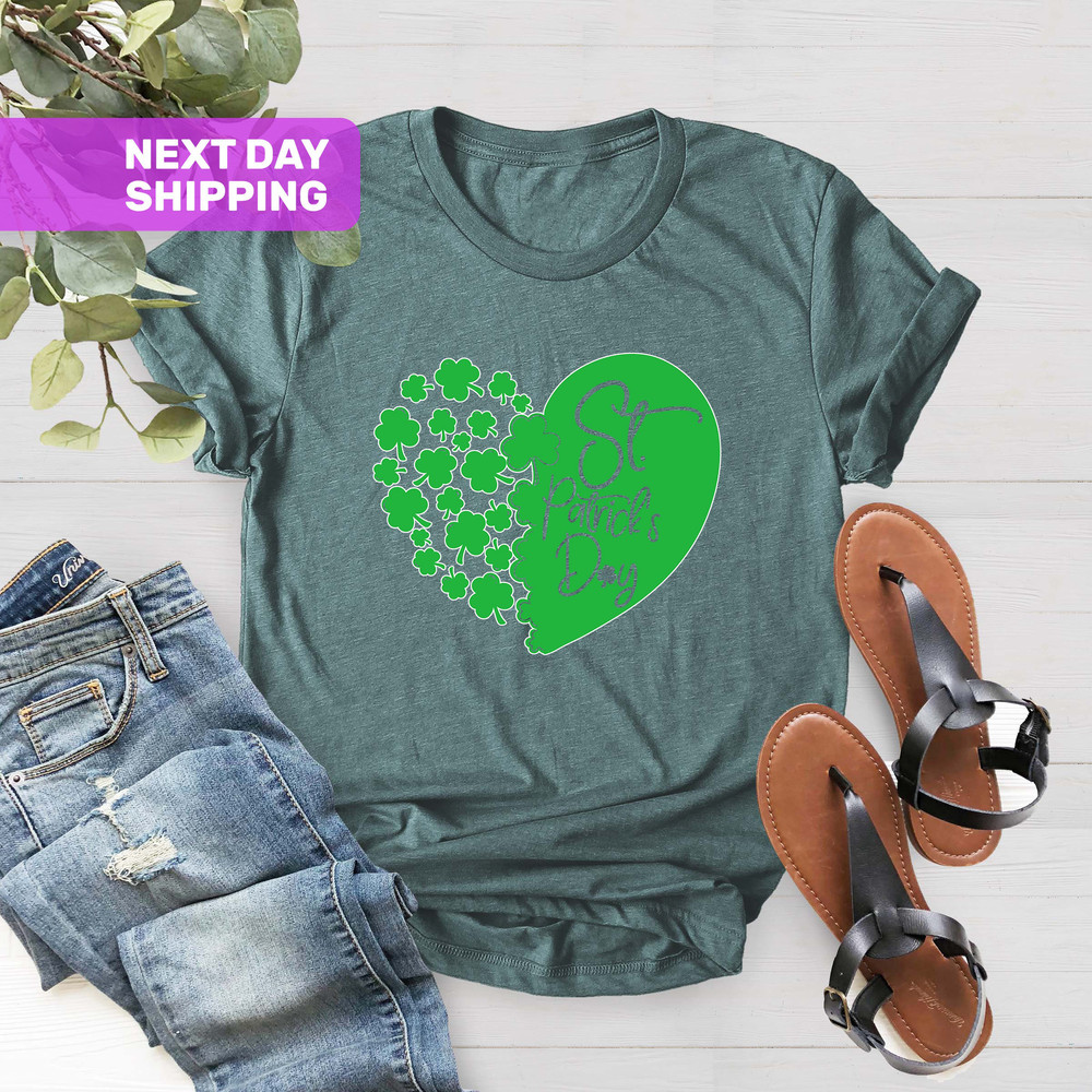 Happy Lucky St Patrick's Day Shirt, Irish Day Shirt, Happy St Patrick's Day Gift, Holiday Shirt, Shamrock Shirt, St Patrick's Day Gift - 2.jpg