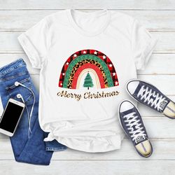 heart plaid merry christmas rainbow shirt, christmas family