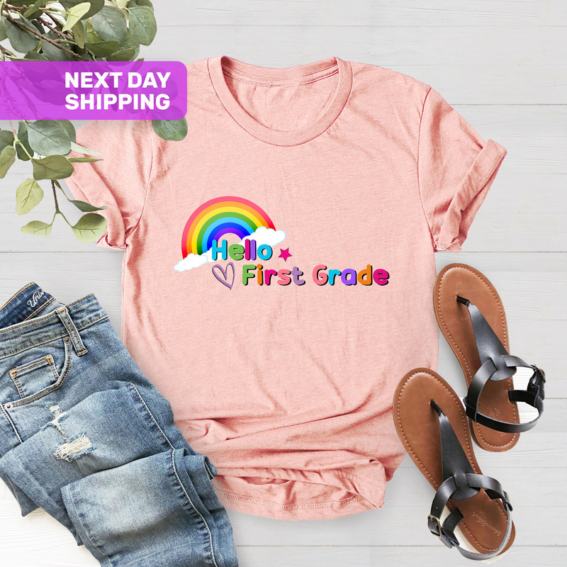 Hello First Grade Shirt, First Day of School Shirt, Back To School Shirt,First Grade Shirt,1st Grade Student Shirt, First Grade Girls & Boys - 2.jpg