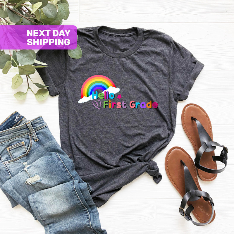 Hello First Grade Shirt, First Day of School Shirt, Back To School Shirt,First Grade Shirt,1st Grade Student Shirt, First Grade Girls & Boys - 5.jpg
