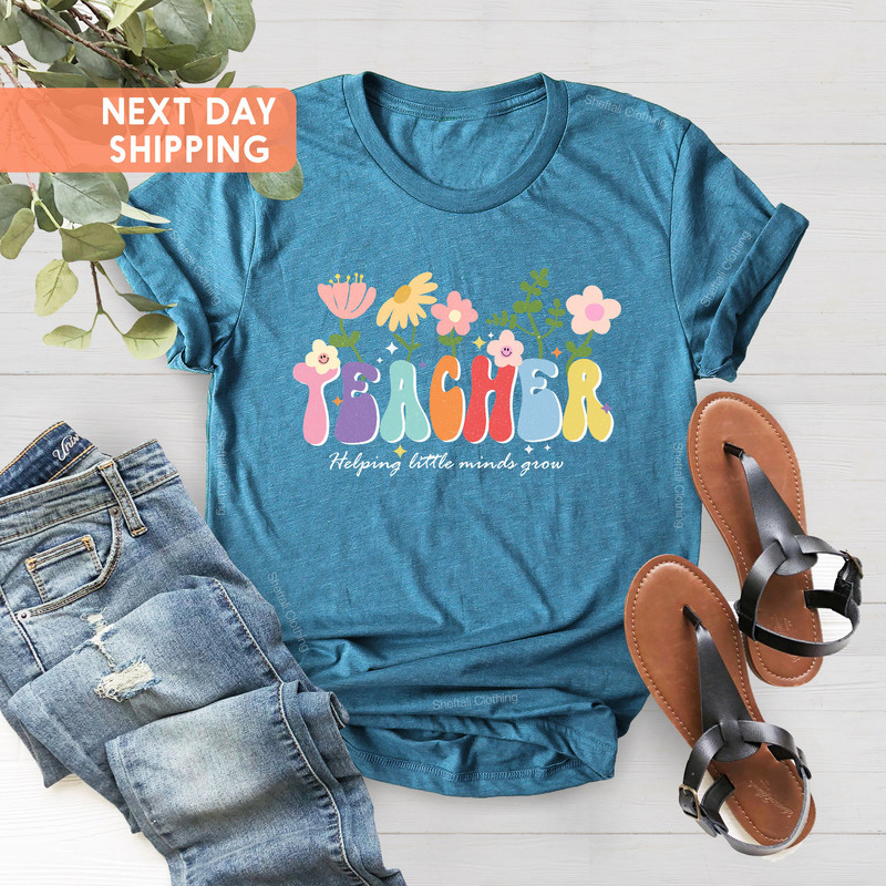 Helping Little Minds Grow Shirt, Teacher Shirt, Special Education Teacher Shirt, Teacher Appreciation, Elementary Teacher, Gift For Teacher - 2.jpg