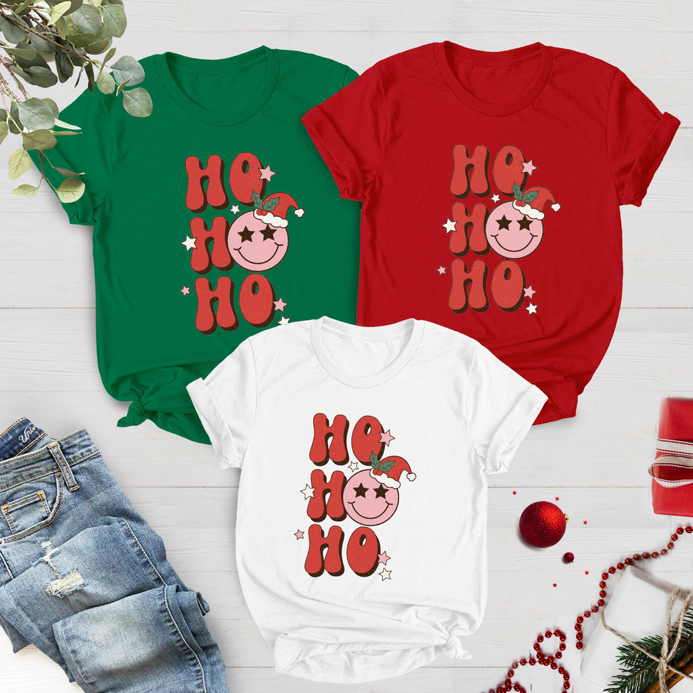 Ho Ho Ho Retro Christmas Sweatshirt, 70s Vintage Christmas Sweater, Christmas Gift for Her, Womens Christmas Shirts, Cute Xmas Sweatshirts - 4.jpg