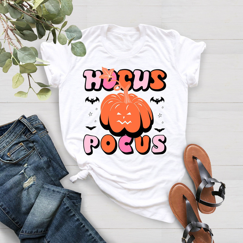 Hocus Pocus Shirt, Pumpkin Shirt, Witch Shirts, Halloween Party, Cute Fall Shirt, Halloween Shirt, Spooky Season Shirt, Trick or Treat Shirt - 1.jpg