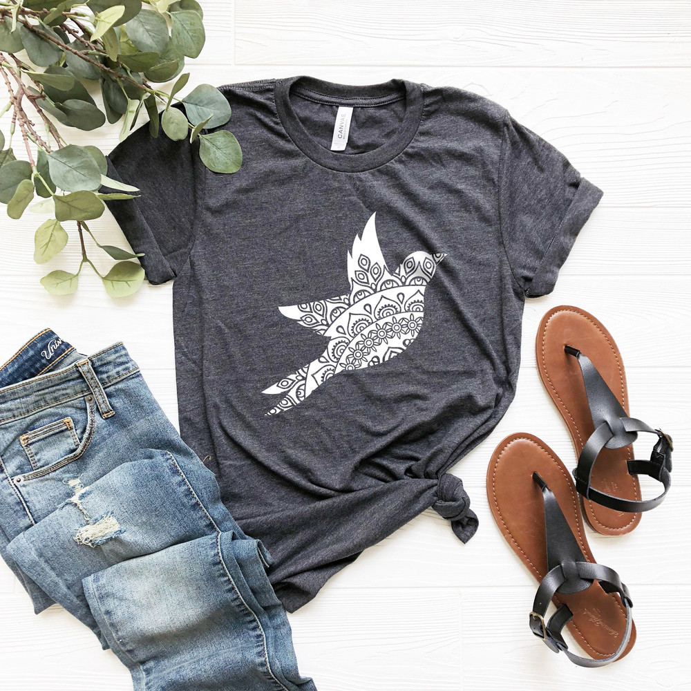 Hummingbird Shirt, Birds Shirt, Nature Shirt, Floral Birds Shirt,Christmas Gifts For Family, Graphic Womens Shirt, Graphic Birds, Cute Birds - 2.jpg