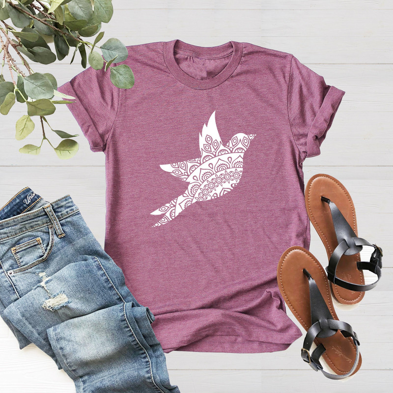 Hummingbird Shirt, Birds Shirt, Nature Shirt, Floral Birds Shirt,Christmas Gifts For Family, Graphic Womens Shirt, Graphic Birds, Cute Birds - 3.jpg