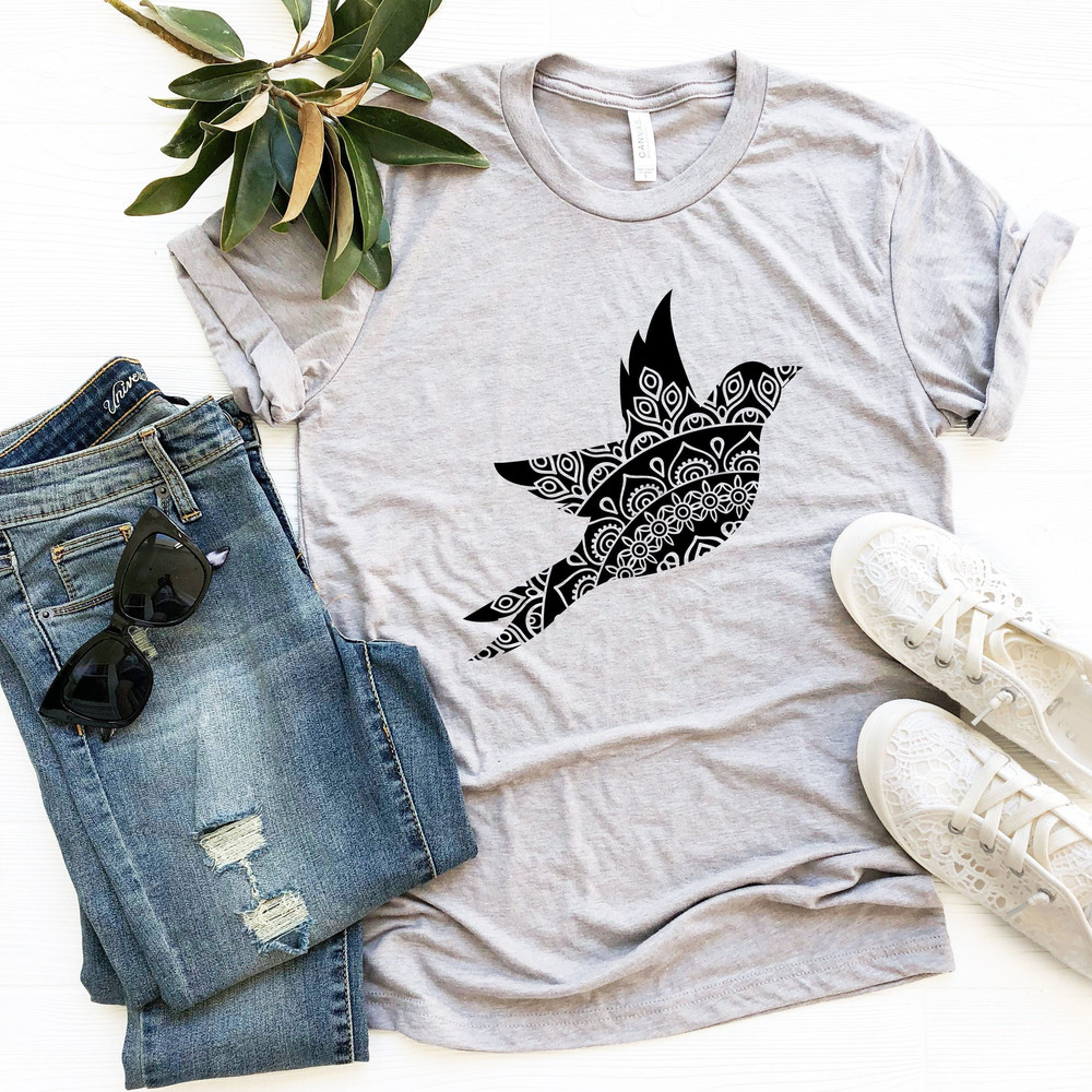 Hummingbird Shirt, Birds Shirt, Nature Shirt, Floral Birds Shirt,Christmas Gifts For Family, Graphic Womens Shirt, Graphic Birds, Cute Birds - 4.jpg