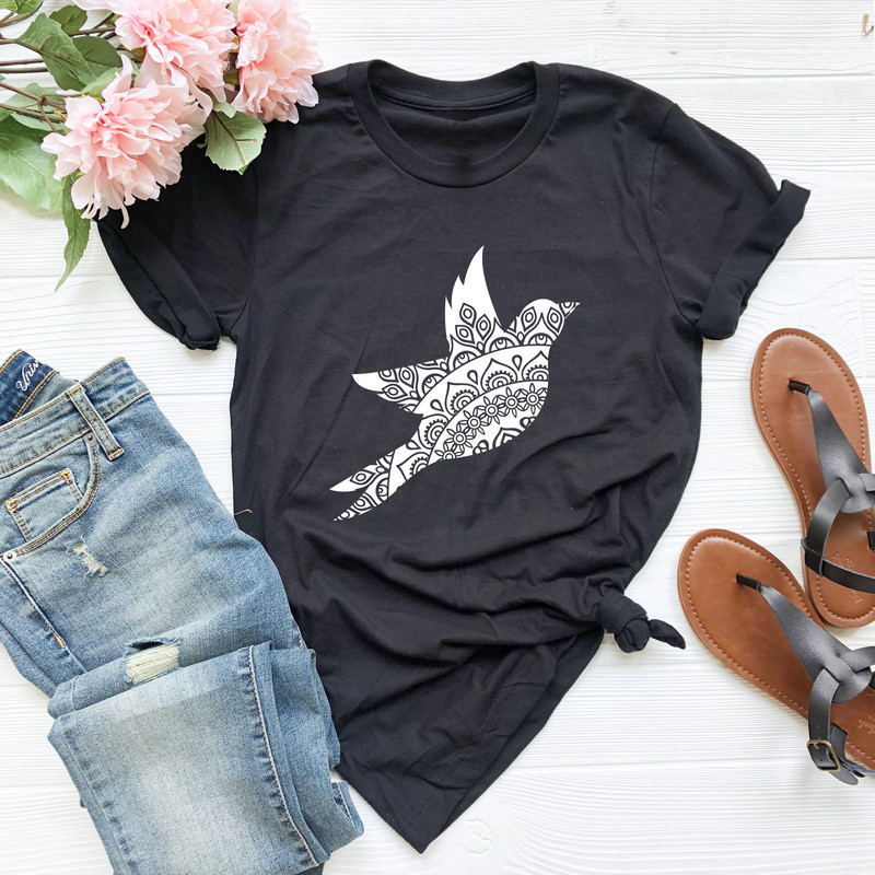Hummingbird Shirt, Floral Hummingbird Shirt, Geometric Design Hummingbird Shirt,Bird Watcher Gift Shirt, Bird Lover Shirt, Mothers Day Shirt - 3.jpg