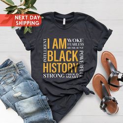 i am black history shirt, black history month shirt, black l