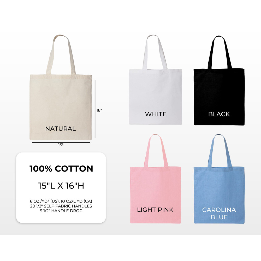 I Have No Shelf Control Tote Bag, Gift For Book Lovers Tote, Gift For Bookworms, Gift For Teachers, Library Tote, Reader Bloom Canvas Tote - 7.jpg