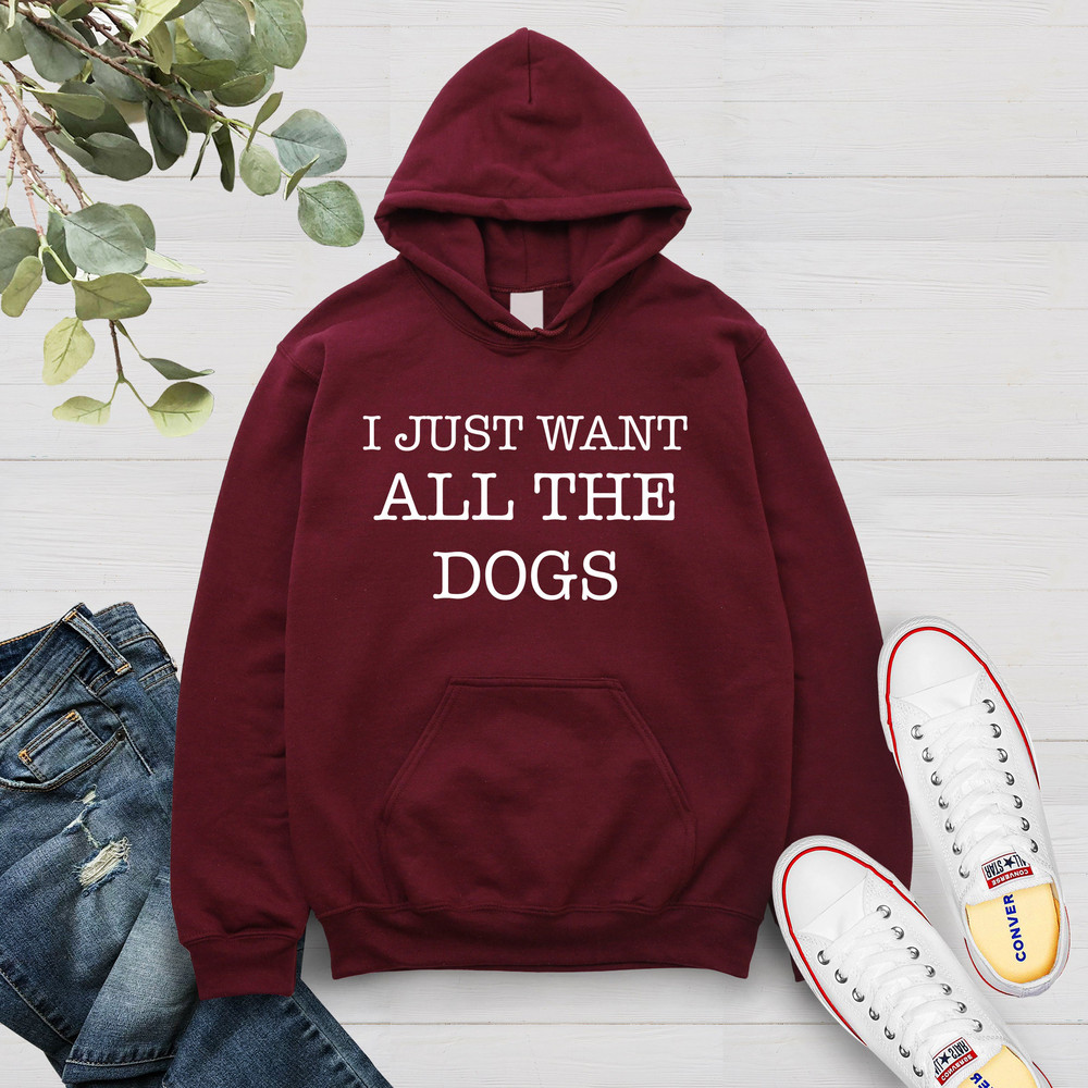 I Just Want All The Dogs Sweatshirt, All The Dogs Womens Dog Sweatshirt, Dog Lover Gift, Dog Mama Shirt, Dog Owner Sweater, Dog Owner Gift - 3.jpg