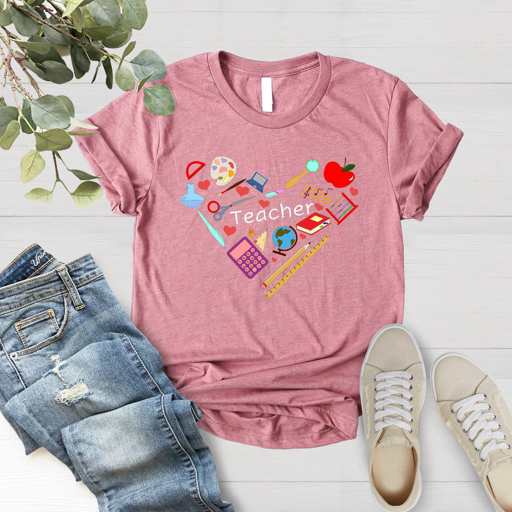 Inspirational Teacher Shirts, Teach Love Inspire Shirt, Back To School Shirt, First Grade Teacher Shirts, Teacher Appreciation Shirt - 4.jpg