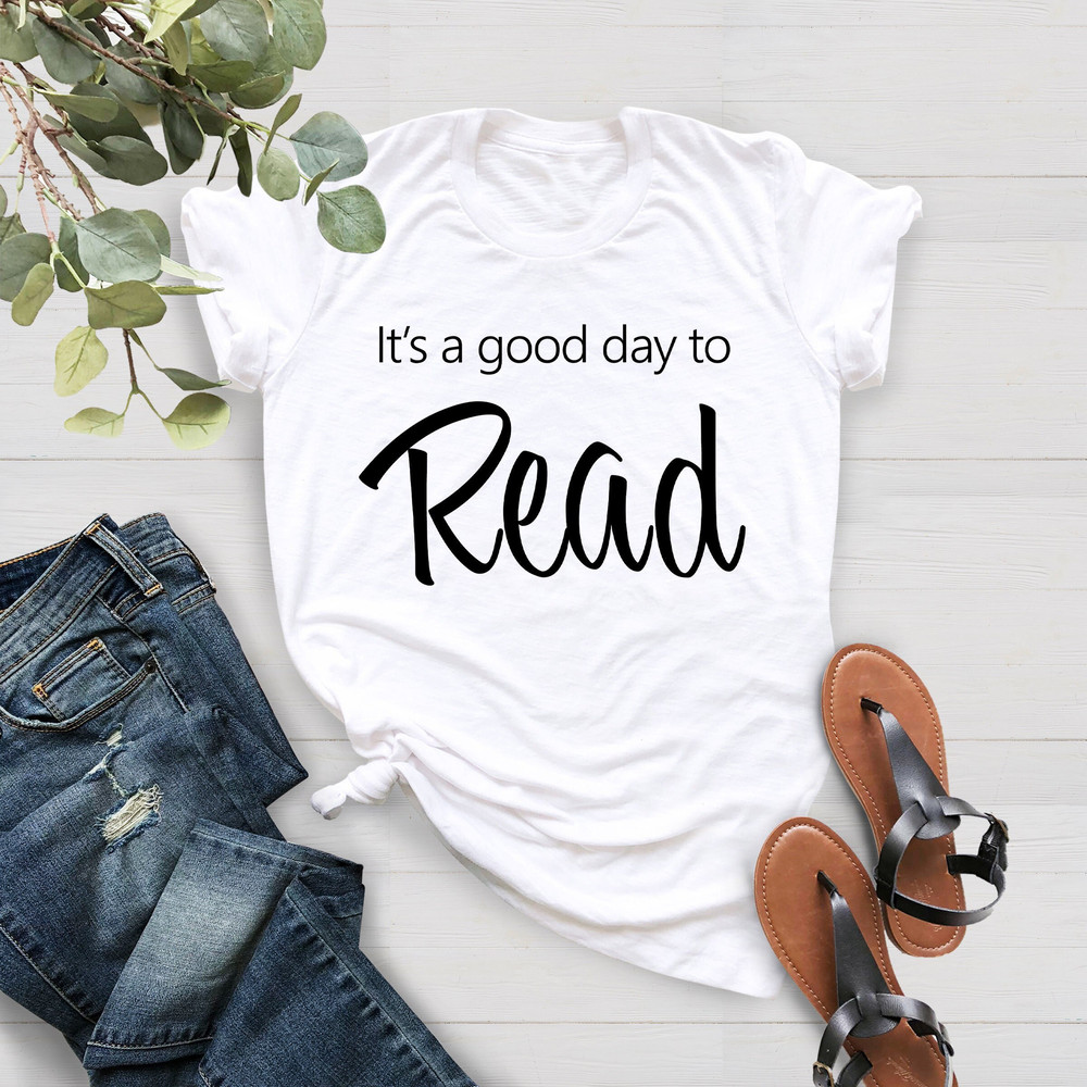 It's A Good Day To Read Shirt, Reading Shirts, Bookworm Gift, Reading Week Teacher Shirt, Book Lover Shirt, Librarian Tee, Back To School - 2.jpg