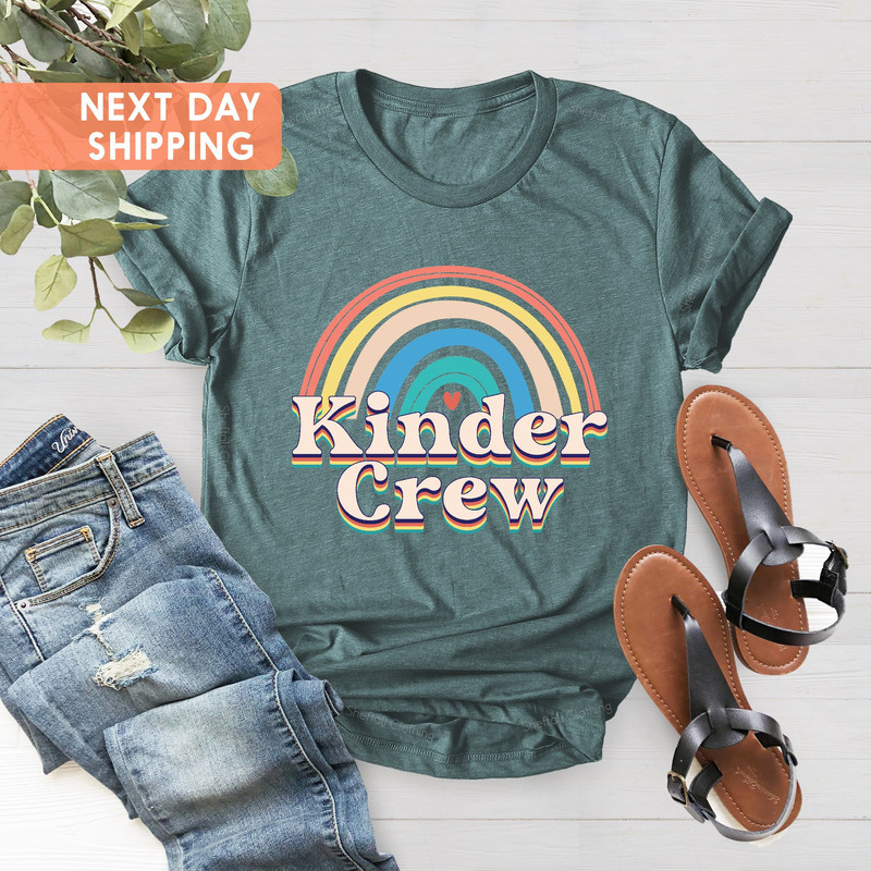 Kinder Crew, Kindergarten Shirt, Kindergarten Teacher Shirt, PreK Pre K Gift, Kinder Squad, Kindergarten Graduation Gift, Kinder Team Shirt - 2.jpg