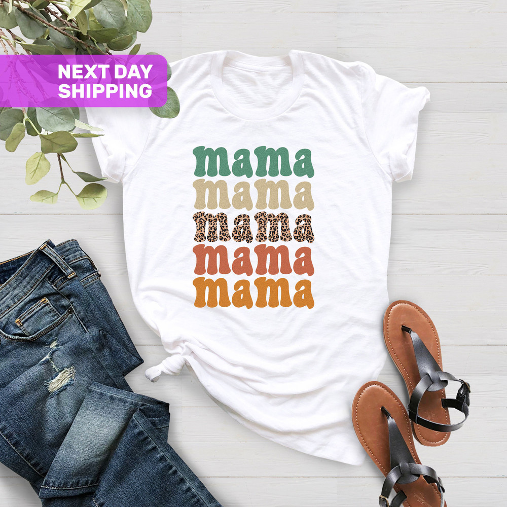 Leopard Mama Life Shirt, Mom Shirt, Leopard Mom Shirt, Mom Birthday Shirt, Gift For Mom, Mama T-Shirt, Mothers Day Shirt, Best Mama Shirt - 2.jpg
