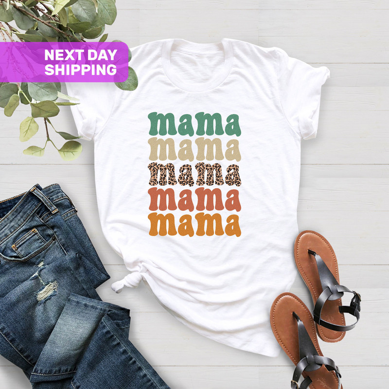 Leopard Mama Life Shirt, Mom Shirt, Leopard Mom Shirt, Mom Birthday Shirt, Gift For Mom, Mama T-Shirt, Mothers Day Shirt, Best Mama Shirt - 2.jpg