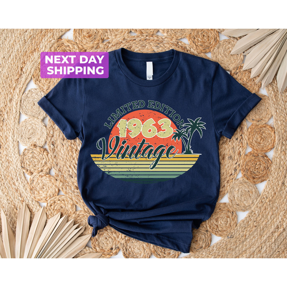 Limited Edition Shirt 1963, Vintage 1963 Shirt, 60th Birthday Shirt, 60th Birthday Gift, 60th Birthday Party, 1963 T-Shirt, 60th Birthday - 4.jpg