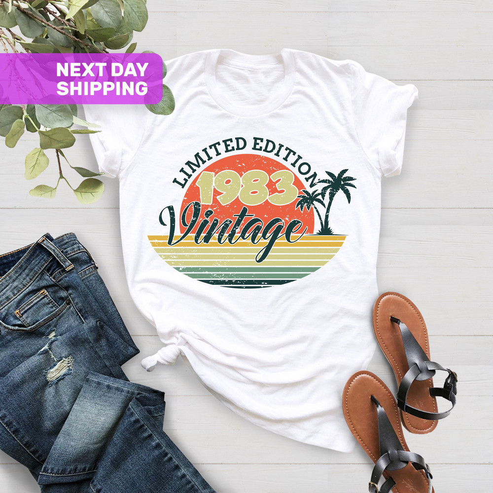 Limited Edition Shirt 1983, Vintage 1983 Shirt, 40th Birthday Shirt, 40th Birthday Gift, 40th Birthday Party, 1983 T-Shirt, 40th Birthday - 1.jpg