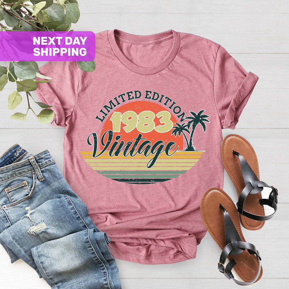 Limited Edition Shirt 1983, Vintage 1983 Shirt, 40th Birthday Shirt, 40th Birthday Gift, 40th Birthday Party, 1983 T-Shirt, 40th Birthday - 2.jpg