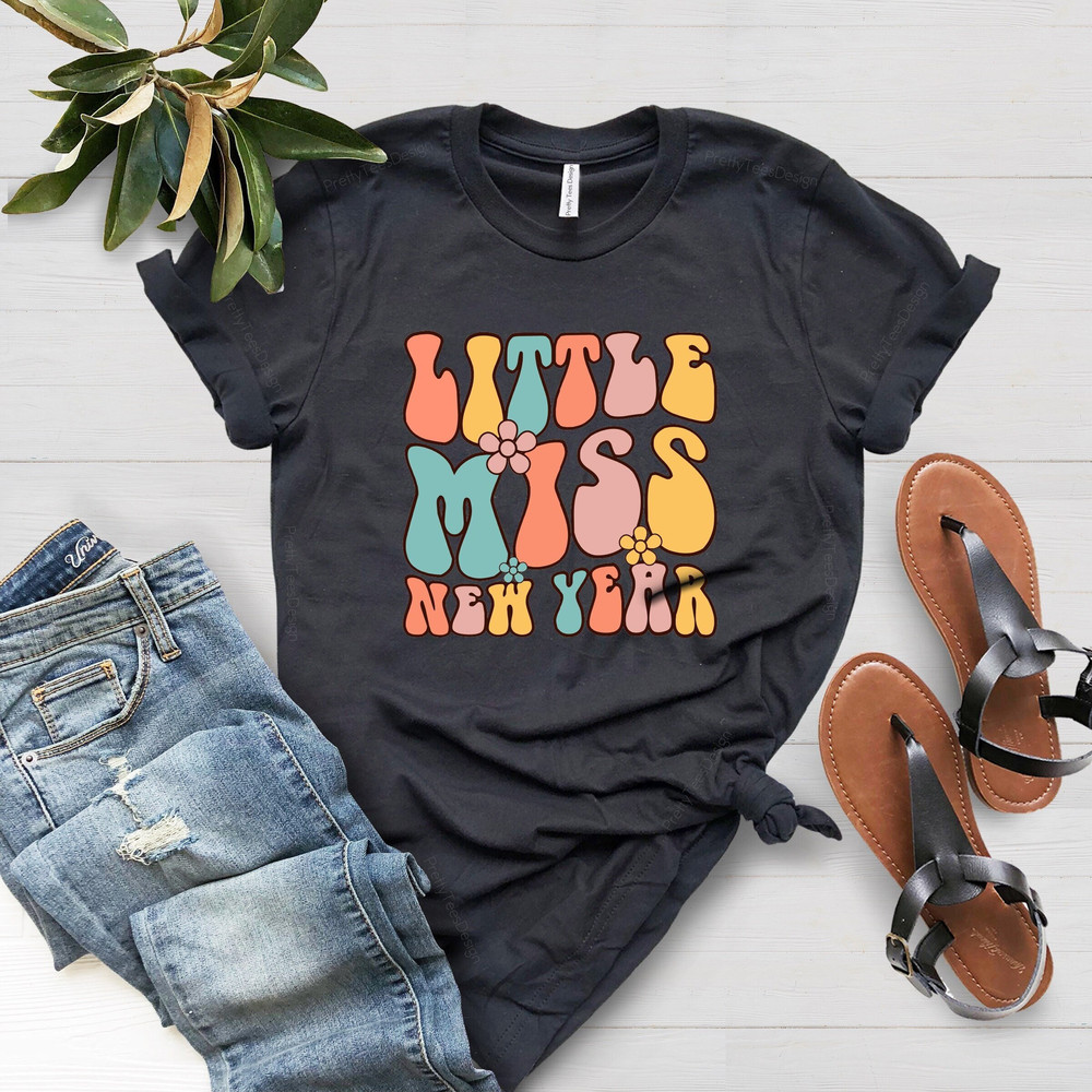 Little Miss New Year Shirt, New Year Shirt, New Year Gift Idea, New Year Party Shirt, New Year Family Shirt,New Year Gift,Christmas Gift Her - 1.jpg