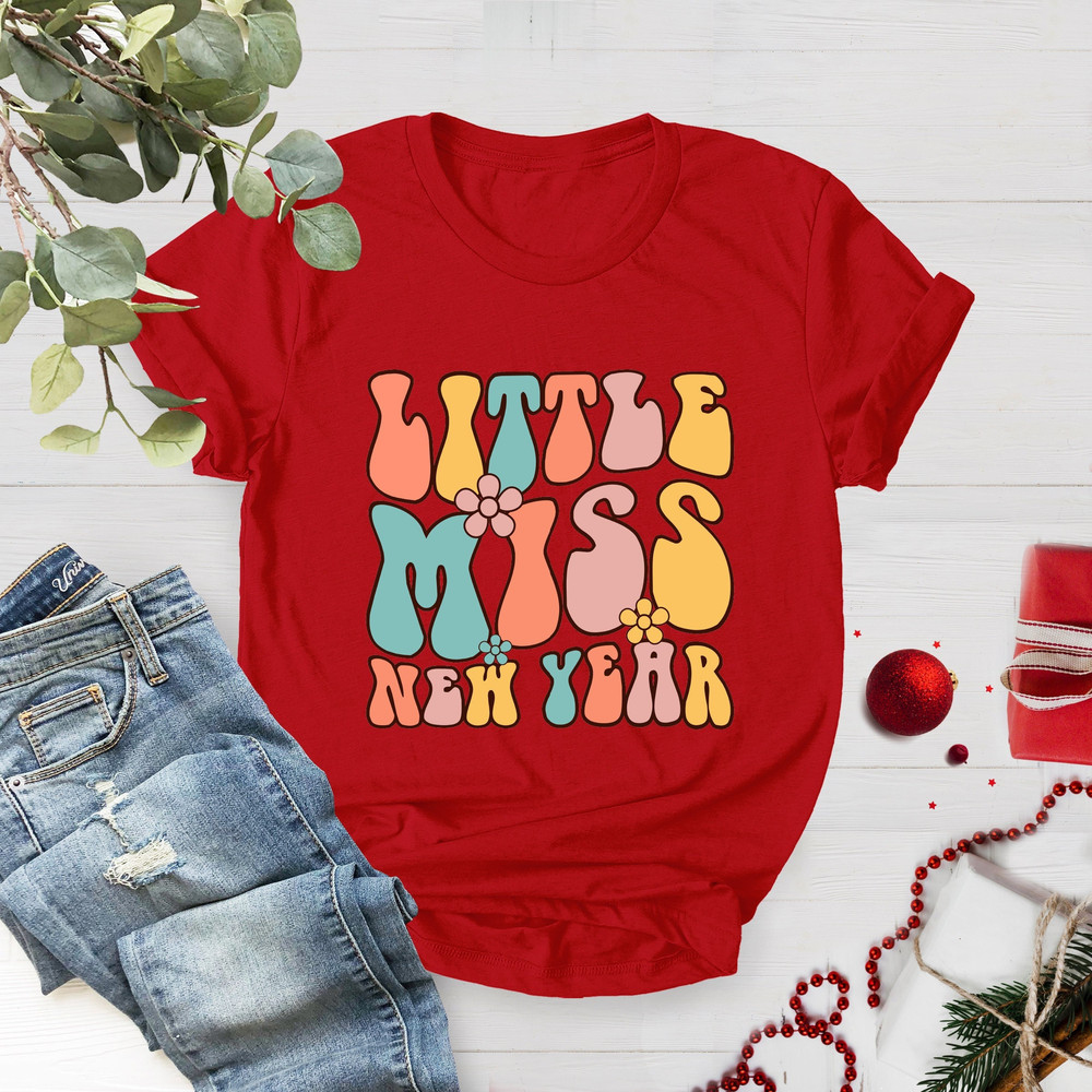 Little Miss New Year Shirt, New Year Shirt, New Year Gift Idea, New Year Party Shirt, New Year Family Shirt,New Year Gift,Christmas Gift Her - 3.jpg