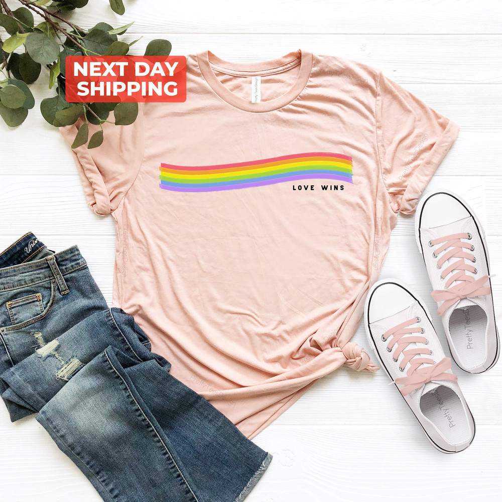 Love Wins Shirt, Pride Rainbow Shirt, Love is Love Shirt, Pride Shirt, Equality Shirt, Love Shirt, LGBT Shirt, Gay Shirt, Pride Month Shirt - 3.jpg