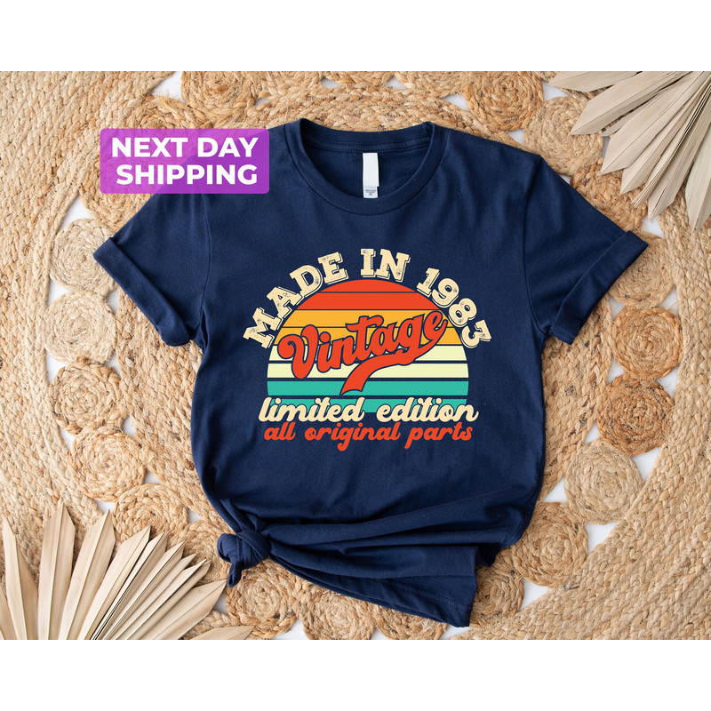 Made In 1983, Limited Edition Tee, Birthday Gift Shirt, Vintage 1983 Shirt, 40th Birthday Shirt, Vintage 1983 Shirt, Fortieth Birthday Shirt - 3.jpg
