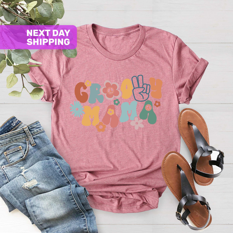 Mama and Me Second Birthday T- Shirts, Retro Matching Shirts, Trendy Family Birthday Shirts for Girls, Two Groovy Shirt, 2nd Birthday Shirts - 3.jpg