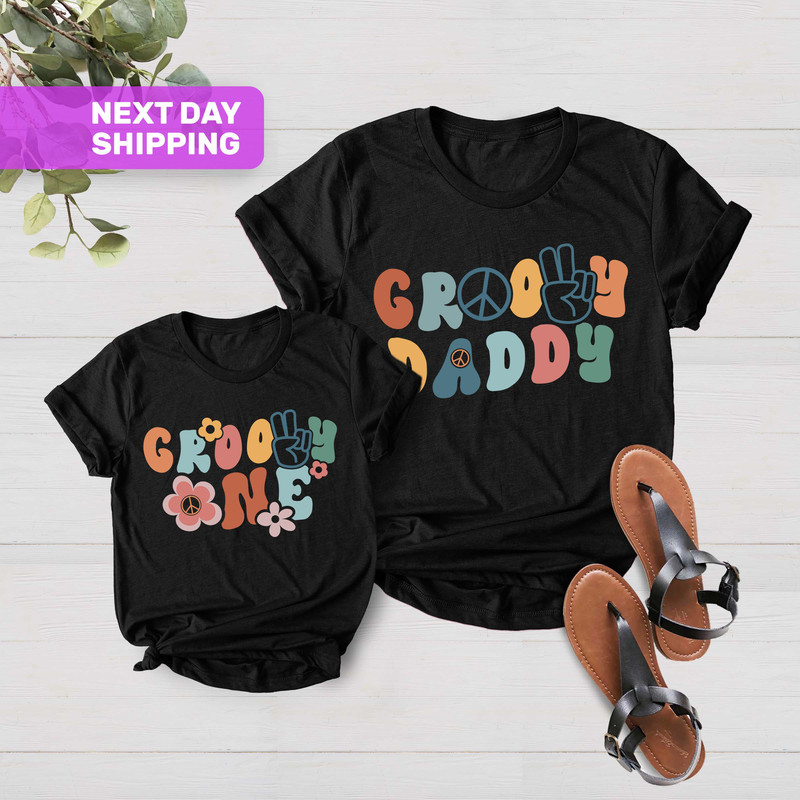 Mama and Me Second Birthday T- Shirts, Retro Matching Shirts, Trendy Family Birthday Shirts for Girls, Two Groovy Shirt, 2nd Birthday Shirts - 5.jpg