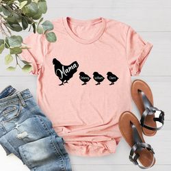 mama chicken shirt, chick shirt, grandma gift, chicken mama