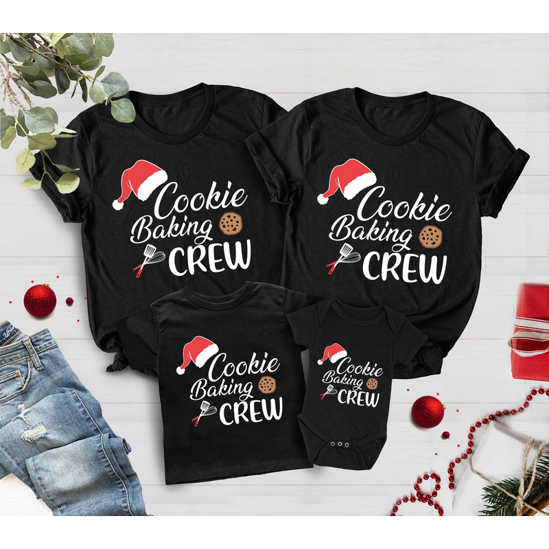 Matching Family Shirts, Cookie Baking Crew, Matching Christmas Shirts, Family Christmas Shirts, Holiday Baking Shirt, Christmas Shirts - 2.jpg