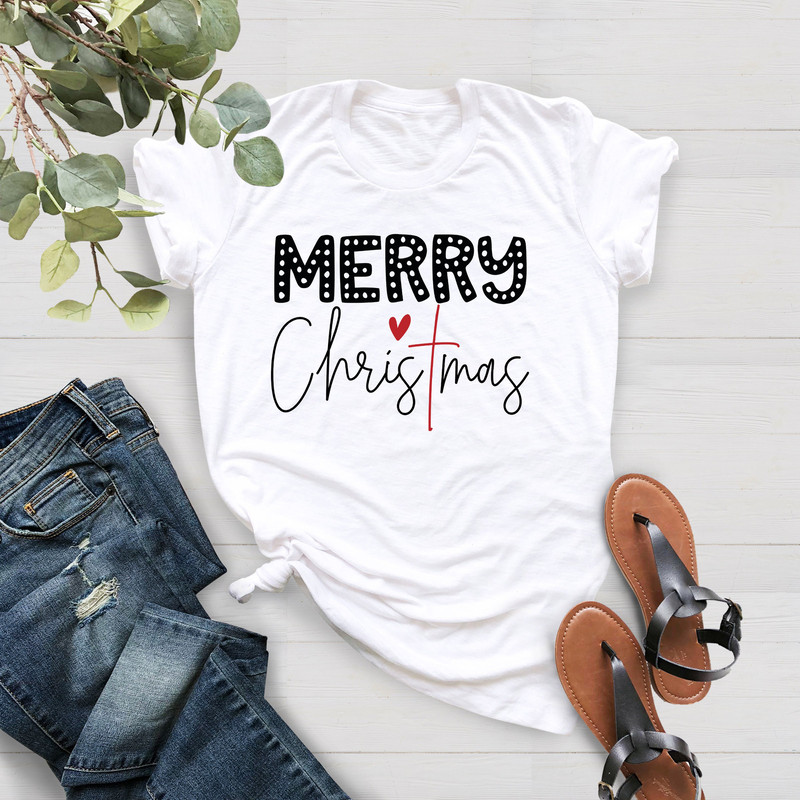 Merry Christmas Shirt, Christmas Shirt, Cute Christmas Tees,Christmas Tees for Women,Christmas Gift,Women's Christmas Shirt,Christmas Shirts - 3.jpg