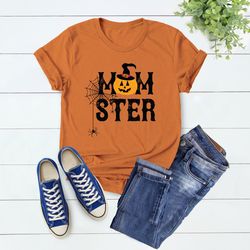 momster shirt, mom halloween shirt, cute halloween tee, pump