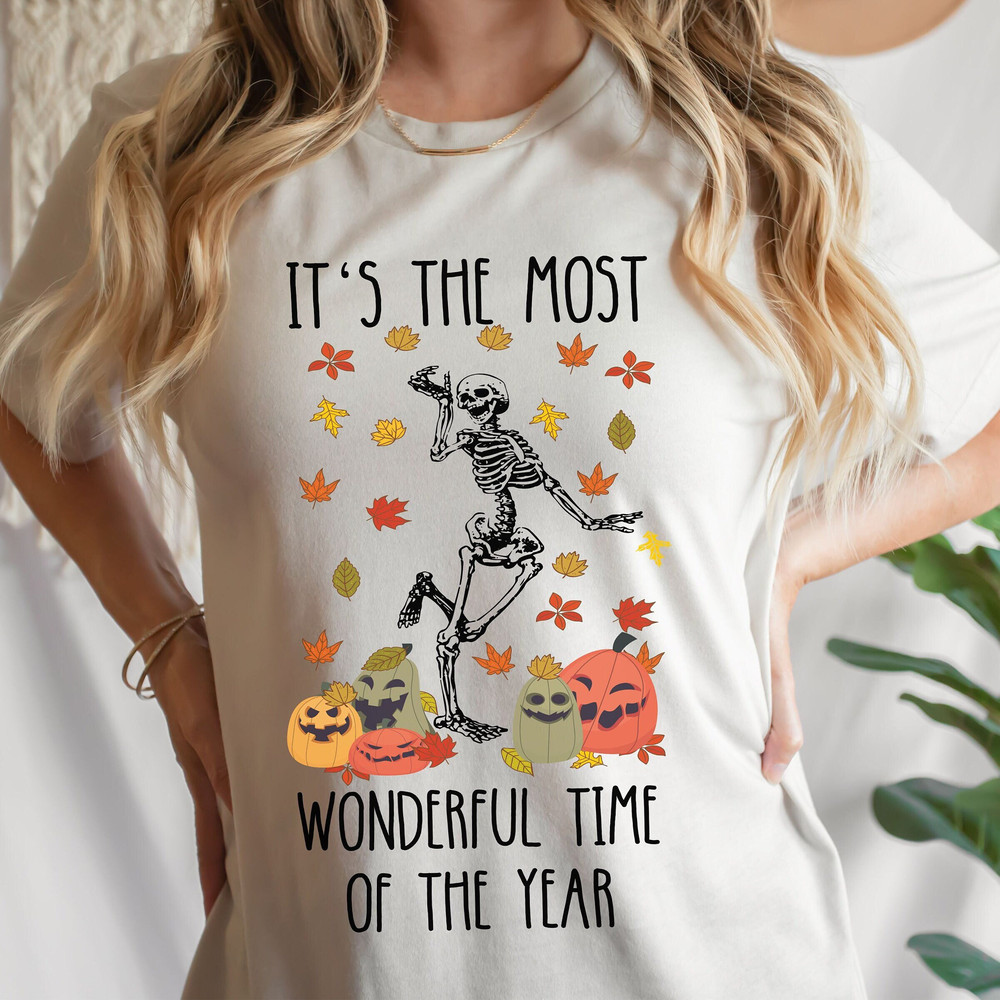 Fall png, It's the most wonderful time PNG, Halloween Shirt, fall clipart, autumn png, halloween png, pumpkin png, retro fall png, digital - 1.jpg
