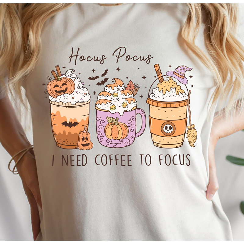 Halloween Coffee Png, Hocus Pocus Png, Fall Coffee Png, Cute Pumpkin Png, Coffee Cup Png, Fall coffee, Digital Download, Coffee Love Png - 1.jpg
