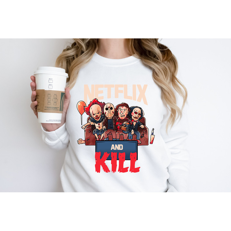 Horror Halloween png, retro Halloween sublimation design, trendy Halloween shirt design, scary movie png, digital download - 2.jpg