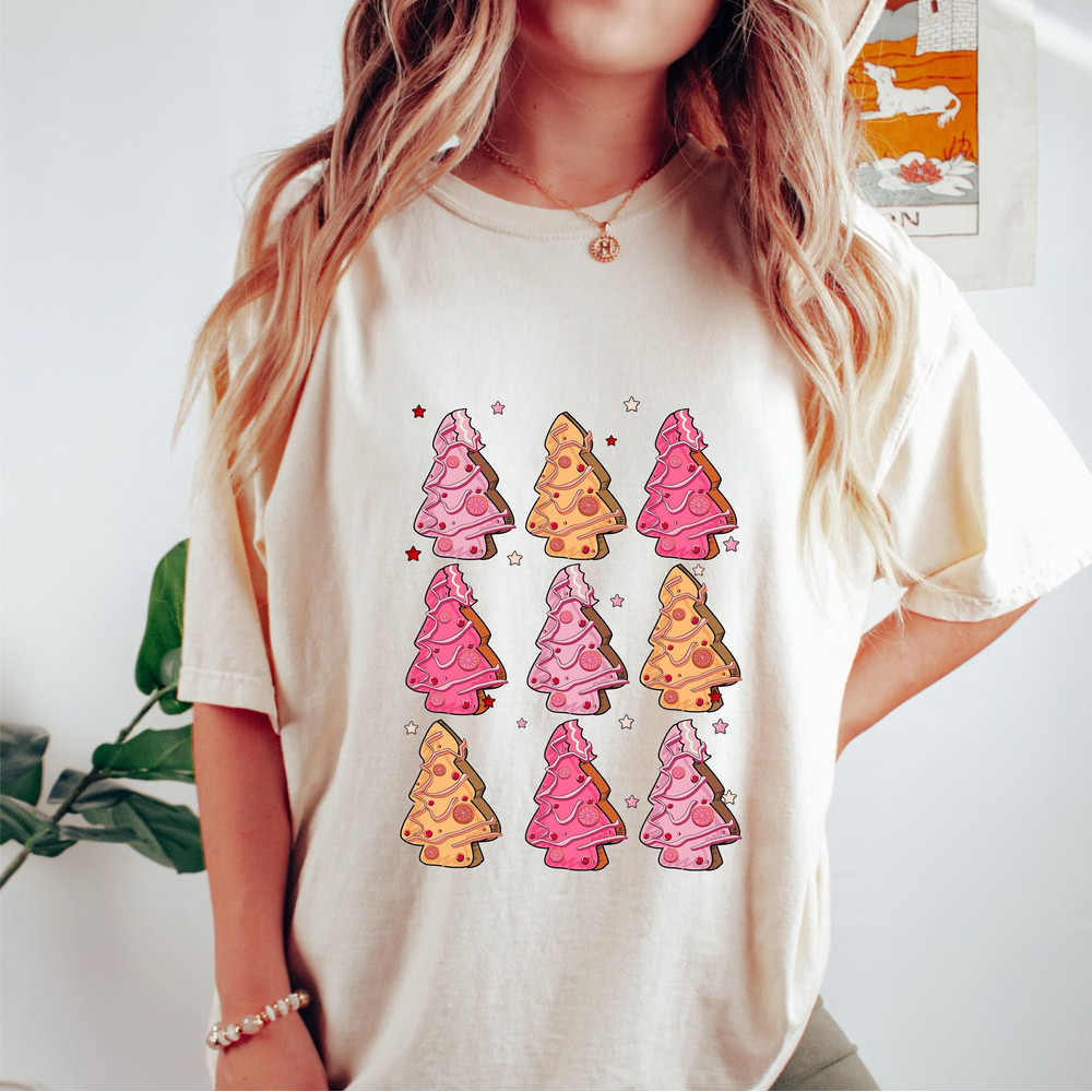 Pink Christmas Png, Pink Christmas cake, Christmas Png, Pink Christmas, Christmas Sublimation, Christmas Tree, Retro Christmas Png - 1.jpg