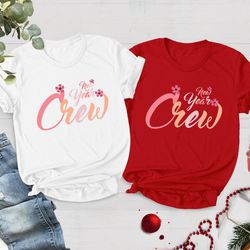 new year crew shirts, hello 2023 shirt, christmas crew, new