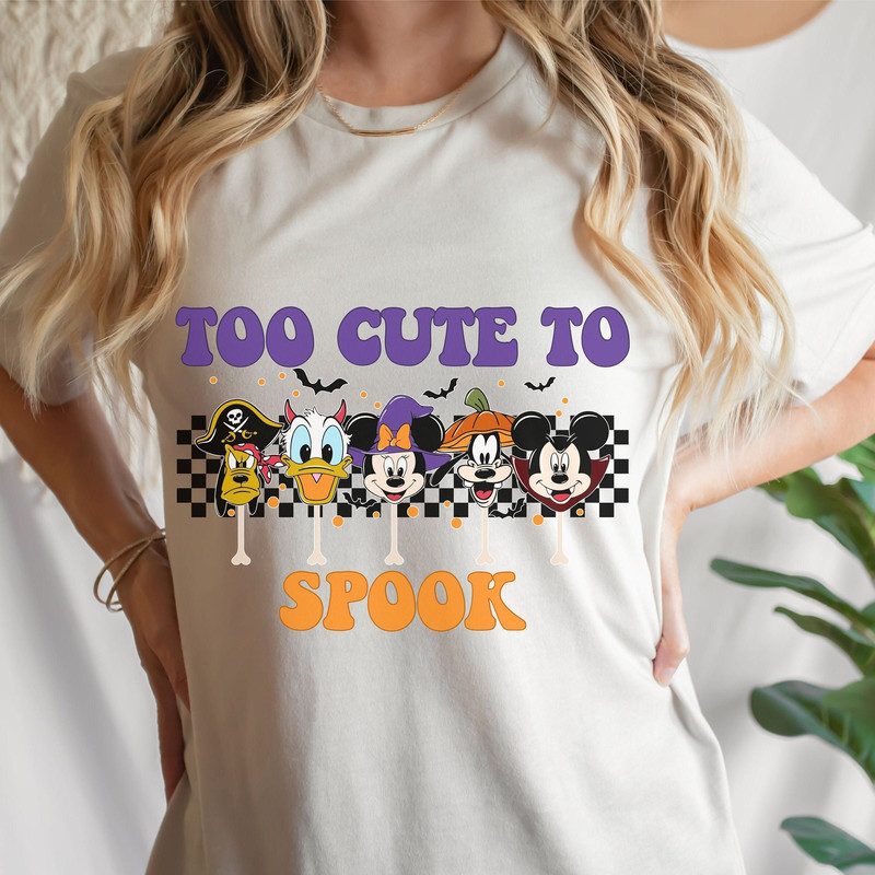 Too Cute To Spook PNG, Halloween Mouse And Friend PNG, Retro Halloween Png, Spooky Season Png, Halloween Masquerade, Halloween Shirt Design - 1.jpg
