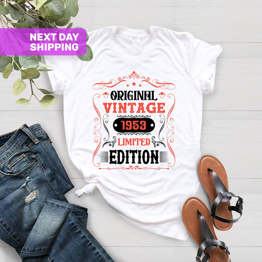 Original Vintage 1953, Limited Edition 1953 Birthday Shirt, 70th Birthday Shirt, 70th Birthday Gift, Vintage 1953 Shirt, Birthday Vintage - 4.jpg