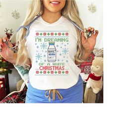Propofol Ugly Christmas Shirt, Funny ICU Nurse CRNA Xmas Tshirt, Pharmacist Tech Micu Sicu Cvicu Critical Care Holidays