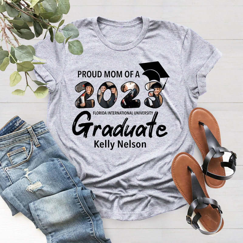 Personalized Graduation Family T-Shirts, Custom Photo Shirt, Matching Family Graduate, Proud Family Graduation Shirt, 2023 Graduation Shirt - 1.jpg
