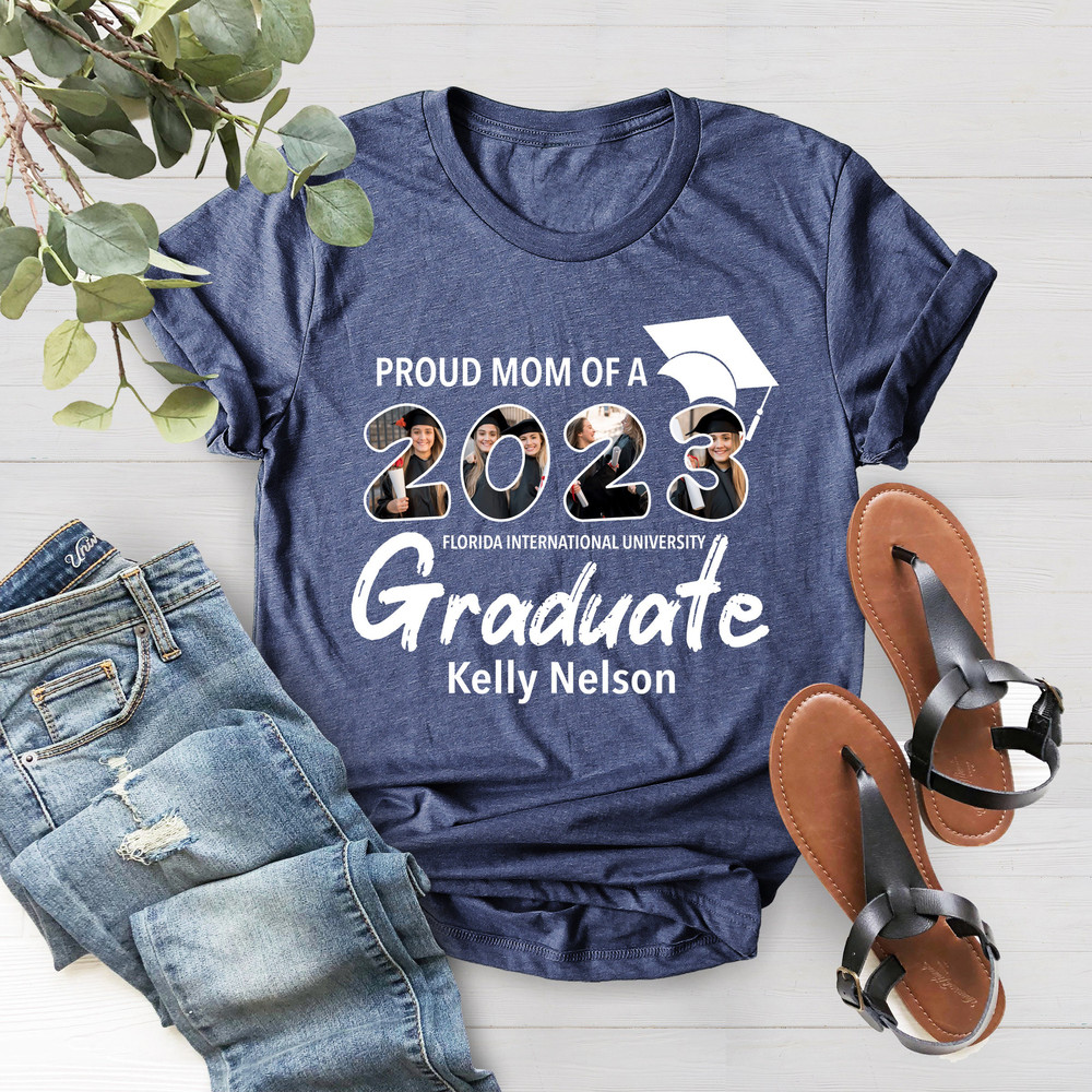 Personalized Graduation Family T-Shirts, Custom Photo Shirt, Matching Family Graduate, Proud Family Graduation Shirt, 2023 Graduation Shirt - 2.jpg