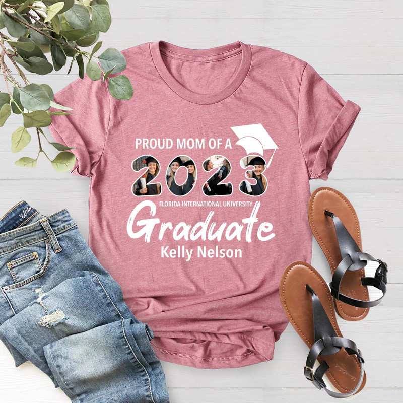 Personalized Graduation Family T-Shirts, Custom Photo Shirt, Matching Family Graduate, Proud Family Graduation Shirt, 2023 Graduation Shirt - 4.jpg