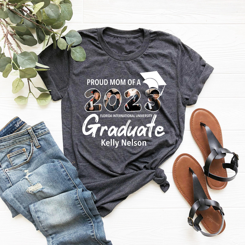 Personalized Graduation Family T-Shirts, Custom Photo Shirt, Matching Family Graduate, Proud Family Graduation Shirt, 2023 Graduation Shirt - 5.jpg