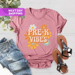 pre-k teacher shirt, back to school, first day of class, tea