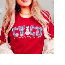 cvicu nurse christmas shirt | icu critical care rn tshirt | cardiovascular icu xmas holidays secret santa gift | party t