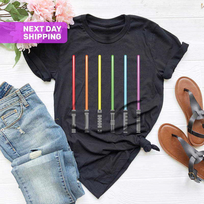 Rainbow Light Sword Shirt, LGBT Shirt, Gay Pride Shirt Men, Rainbow Pride Gift, Lesbian Shirt, Be Kind Shirt LGBT Pride Gift, Love is Love - 3.jpg
