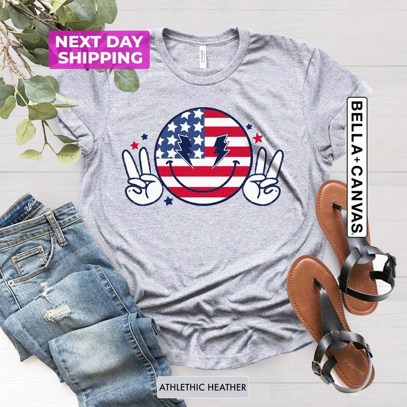 Red White and Blue, America Tee, Fourth of July Shirt Celebration T-Shirt, Freedom Shirt, USA Shirt, Summer BBQ Shirt, Women's 4th of July - 4.jpg