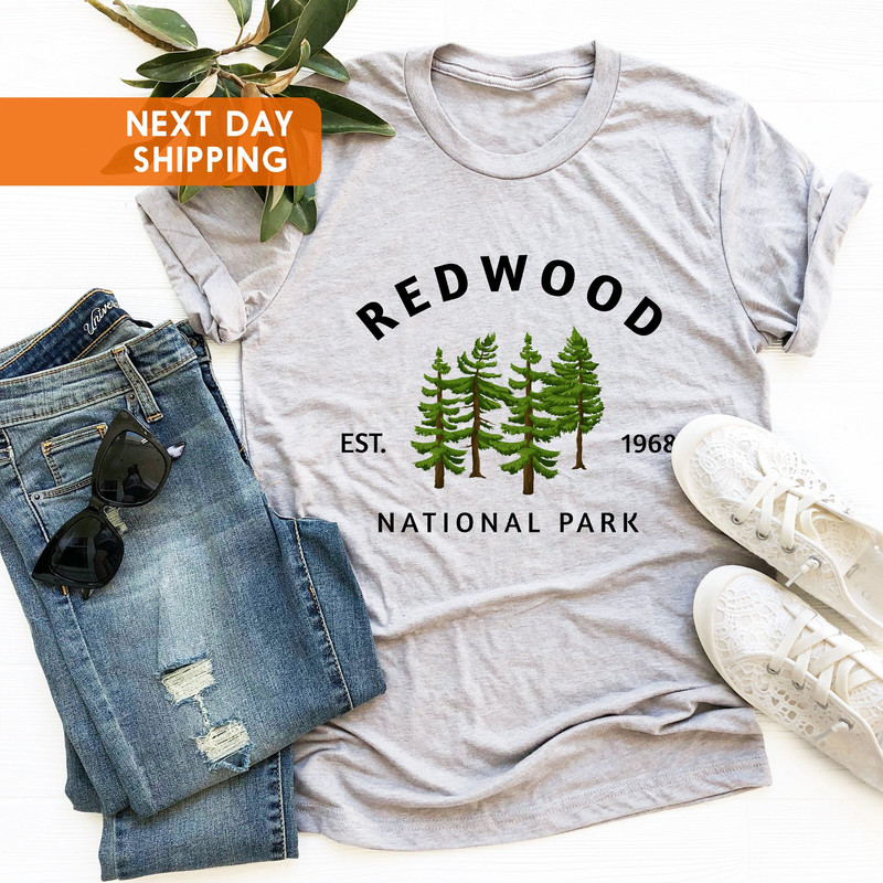 Redwood National Park Shirt, Adventure Shirt,Family Trip Shirt, Forest Tee, Hiker Gift, National Park Shirt, Redwood National, Redwood Shirt - 3.jpg